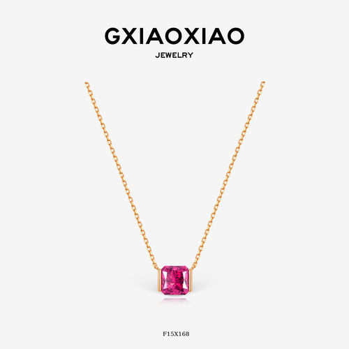 GXIAOXIAO轻奢小方糖锁骨项链