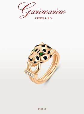 GXIAOXIAO气质高级豹子戒指