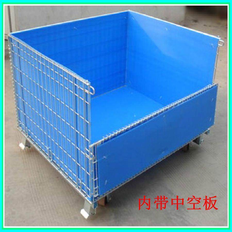 仓储货架折叠式仓储笼带中空板蝴蝶笼加防漏防刮伤金属料箱现货,五金/工具,仓储笼,淘宝优惠券,粉丝福利购,淘宝优惠卷