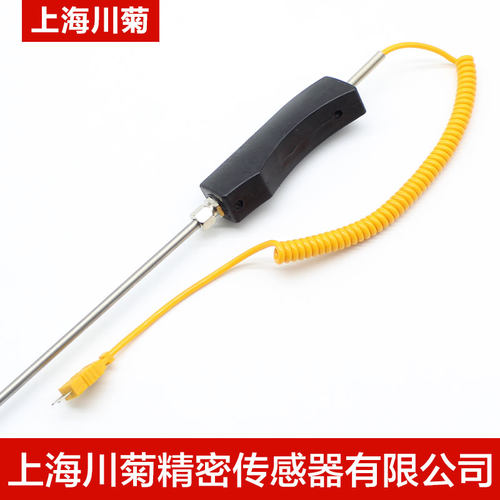 WRNK-187/104M手持大手柄K型铠装热电偶 温度探头多种型号可定制