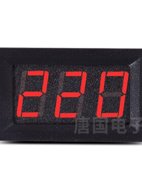 可控硅调压调温器三线数显交流电压表AC0-600V 0.56寸数字显示
