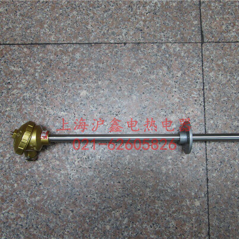 上海仪表三厂K型装配热电偶 WRN-330 温度传感器 活动法兰热电阻