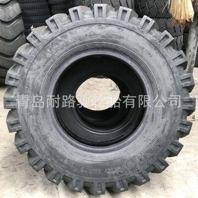 八字花纹 1000-20 900-20 挖沟机轮胎 9.00-20 10.00-20