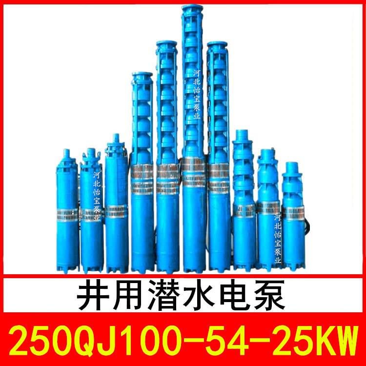 250QJ100-54/3 井用潜水电泵 深井泵 QJR热水泵