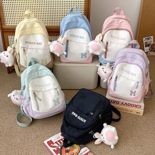 儿童春游小背包男童外出旅游双肩包小学生补课小书包女童出游包包