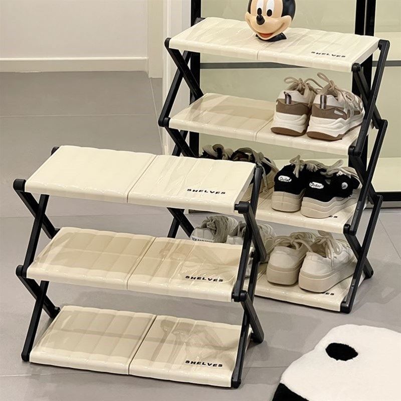 家用入户门折叠鞋架简易门口多层大容量2024新款鞋柜收纳神器架子,住宅家具,折叠/组合鞋架,淘宝优惠券,粉丝福利购,淘宝优惠卷
