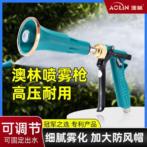 农用打药喷枪新式打药机果树园林高压雾化喷雾枪柱塞泵喷雾器喷枪