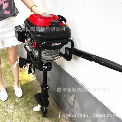 小型渔业机器船挂机 喂鱼船舷外机 船用划桨机