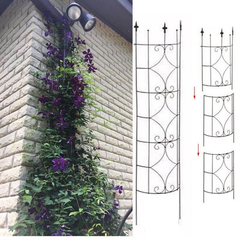 半圆爬藤架 柱子 路灯杆 落水管遮挡爬藤架 撑花支架立体花支撑架