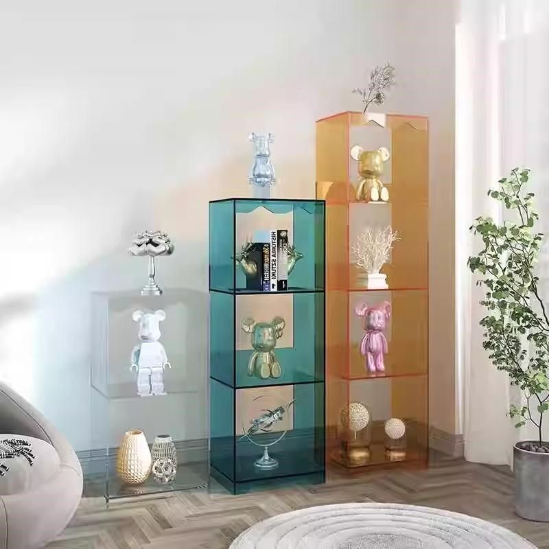 亚克力展示柜多层橱窗收纳置物架客厅书架商铺落地鞋包架,住宅家具,家用陈列柜,淘宝优惠券,粉丝福利购,淘宝优惠卷