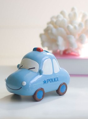 卡通汽车存钱罐儿童男孩创意可爱生日礼物 零钱罐饰品摆件储蓄罐