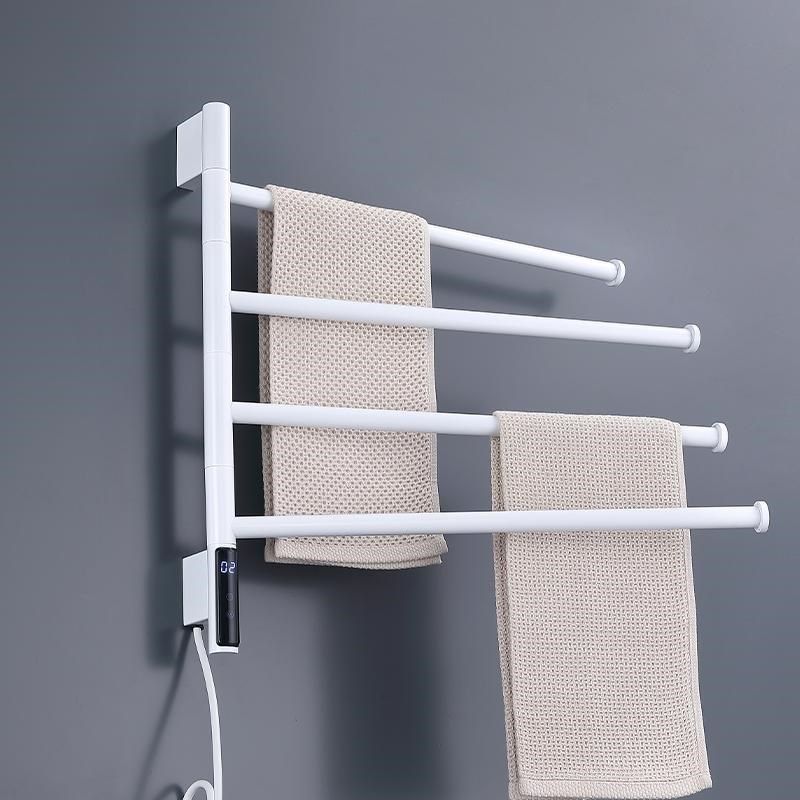 白色智能恒温电热毛巾架可旋转浴巾架加热烘干杀菌毛巾杆卫生间,家装主材,智能毛巾架/浴巾架,淘宝优惠券,粉丝福利购,淘宝优惠卷