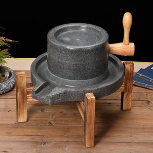 石磨家庭手工豆石磨干湿两用用花家用磨石磨豆腐磨粉机小新款青