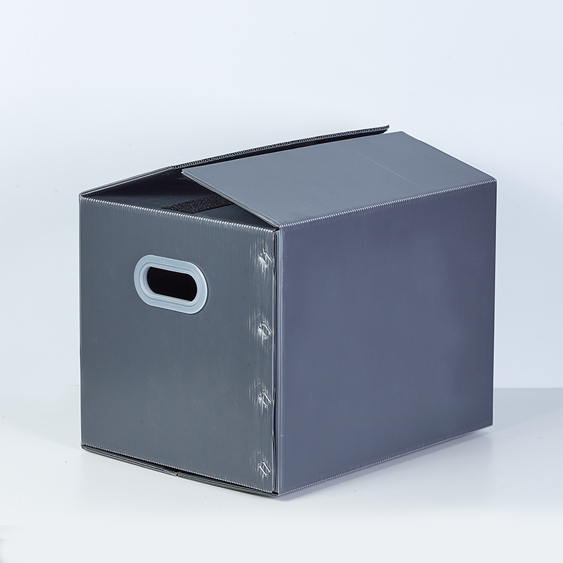 3个/组塑料搬i家箱子整理箱收纳可折叠打包盒防水瓦楞中空板周转