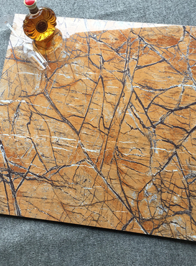 碧桂园瓷砖 黄色客厅大理石地砖80B0x800走廊厨房防滑地板砖鹅毛