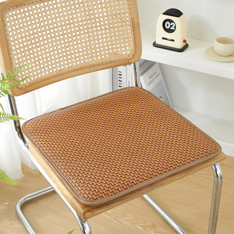 夏季双面凉席椅垫加厚藤席凉坐垫久坐屁垫透气凉垫夏天椅子垫座垫,居家布艺,椅垫,淘宝优惠券,粉丝福利购,淘宝优惠卷