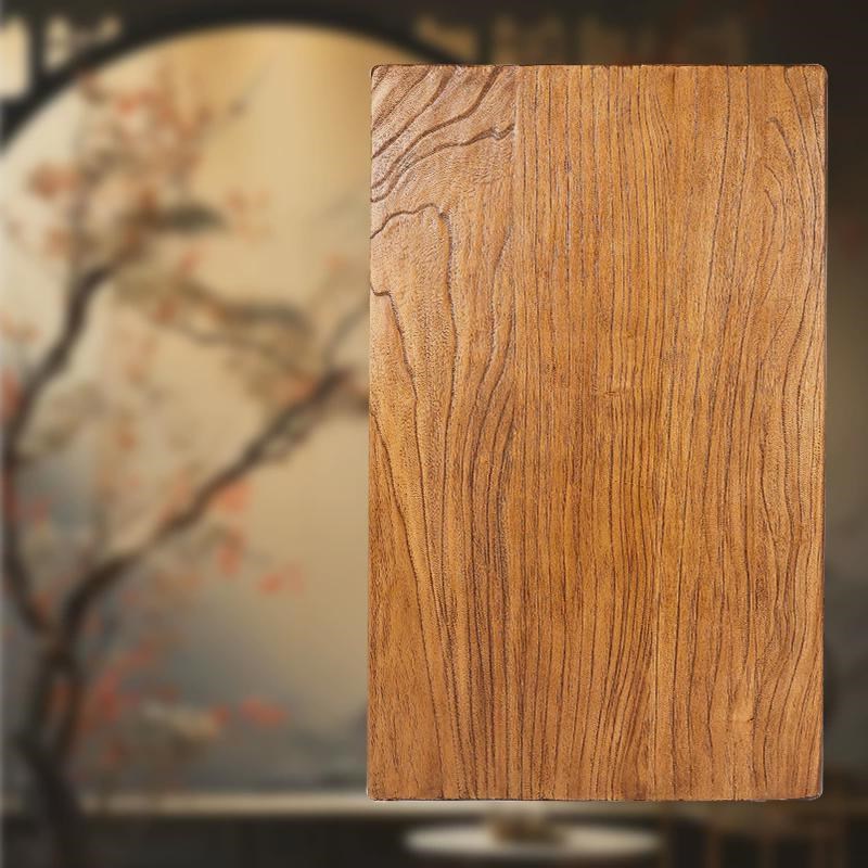 老榆木板榆木桌子实木桌面桌板大板桌旧门板原P木茶桌书桌定制吧