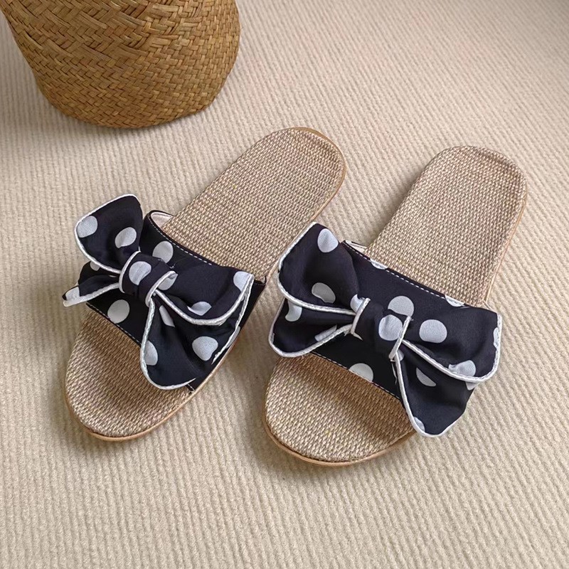 棉麻拖鞋女夏f家居家用布艺亚麻室内居家情侣防滑四季春秋软底地