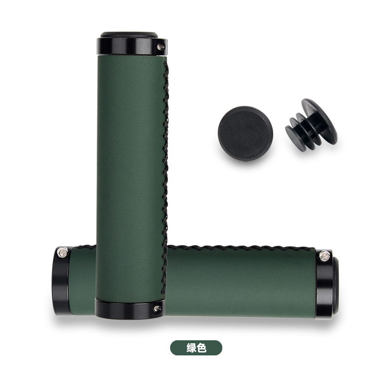 山地自行车复古手缝把套 双面锁死车把套K 折叠车复古自行车手把