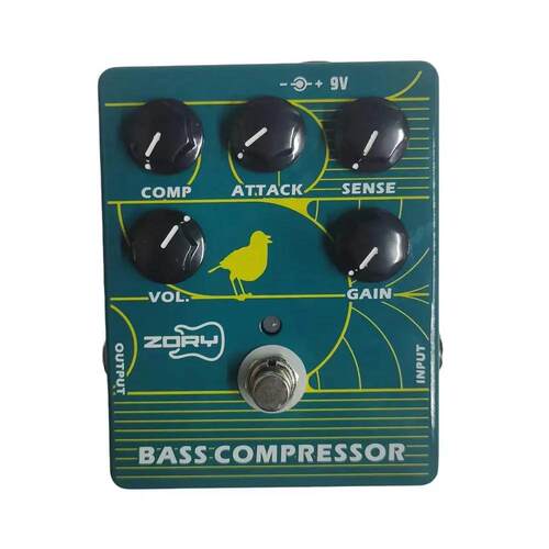 ZORY ZCP2 贝司光电压缩效果器踏板 贝斯Bass压缩踏板