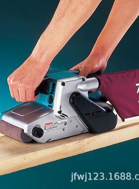 牧田4寸M9400手提式砂光机坦克平面打磨机抛光机带式打磨砂带机