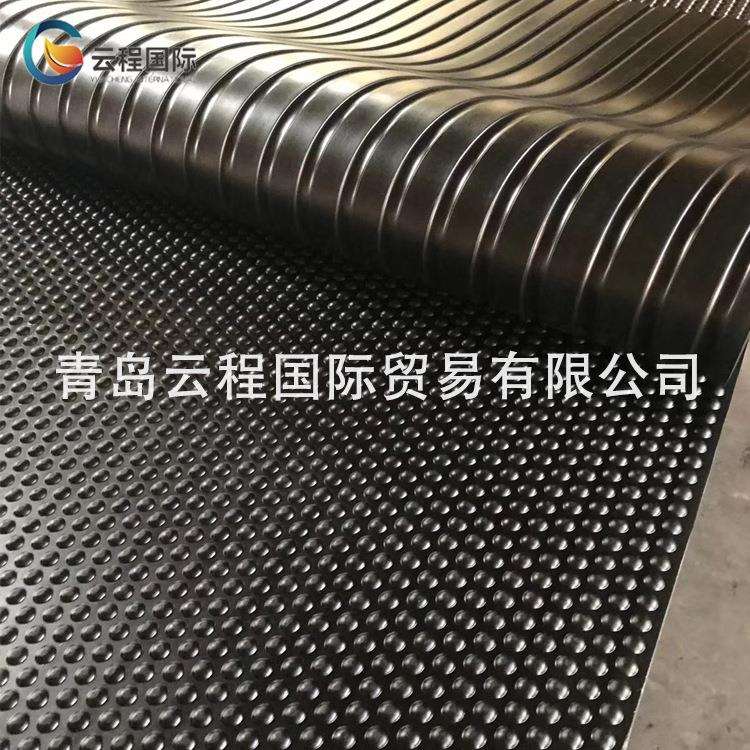 橡胶牛棚垫 大圆点牛卧床垫 可加防撕裂布 云程