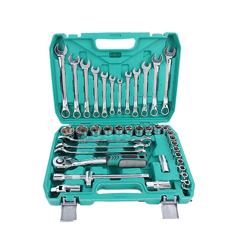 汽修工具套装大飞棘轮扳手套筒41件套维修汽车修理修车工具箱组套