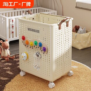 儿童玩具收纳筐大容量宝宝w玩偶整理箱家用毛绒娃娃储物箱可折叠