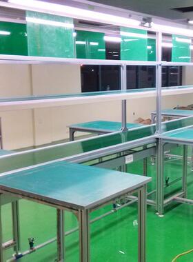 厂家直销防静电工作台 工厂车间用4040方管铝合金支架PC板工作台