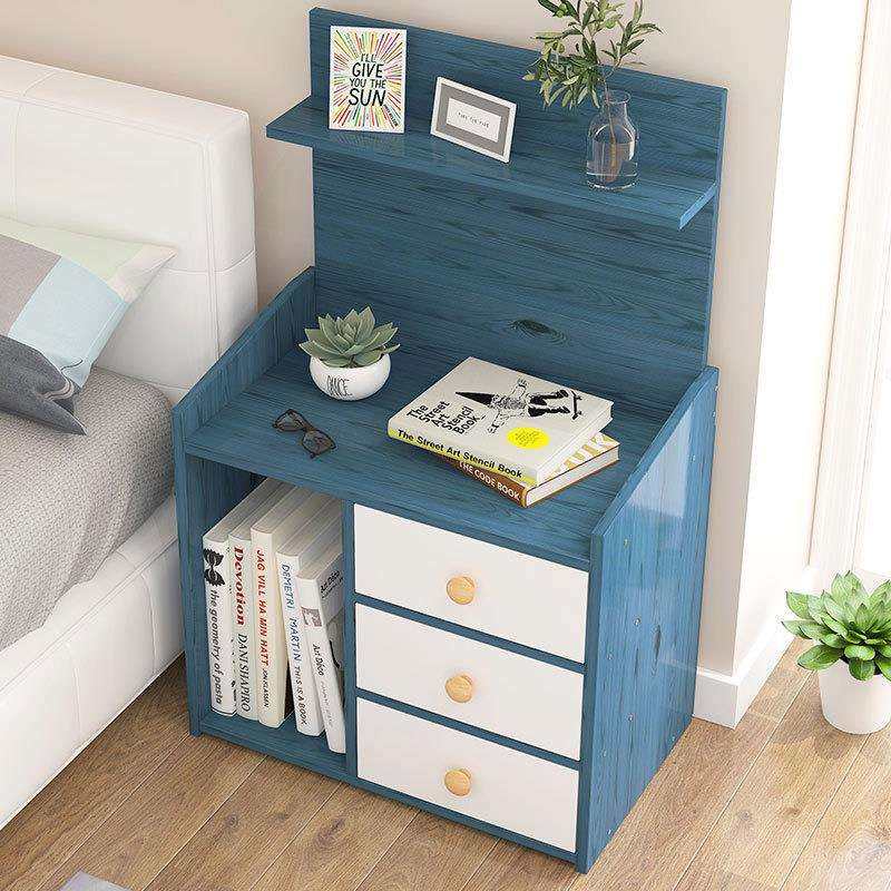 床头柜经济型收纳柜储物柜北欧家用卧室小户型现代简约床边柜,3C数码配件,USB灯,淘宝优惠券,粉丝福利购,淘宝优惠卷