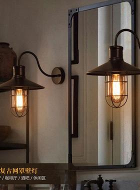 跨境简约现代玻璃酒店吧台客房餐厅阳台走廊过道黑色户外复古壁灯