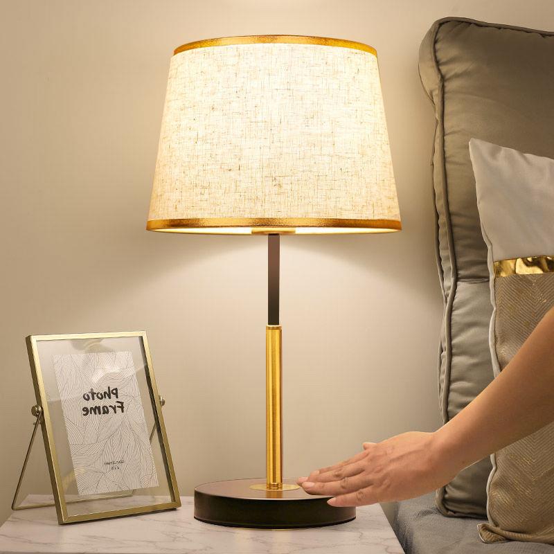 轻奢台灯触摸感应床头灯温馨结婚长明灯现代简约北欧主卧床头柜灯