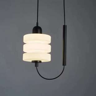 北欧现代小吊灯简约卧室客厅书桌艺术创意设计师床头装饰玻璃吊灯