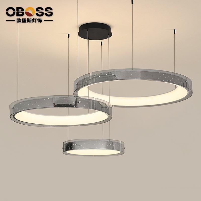 轻奢水晶吊灯现代简约大气客厅灯奢华高档卧室餐厅灯主灯家用灯具