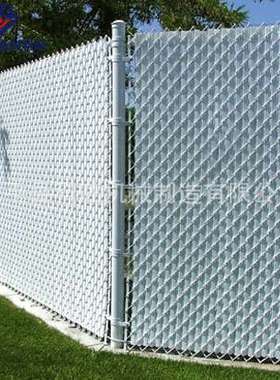 组装式链环勾花网围栏绿化园林钢丝防护网 chain link with slats
