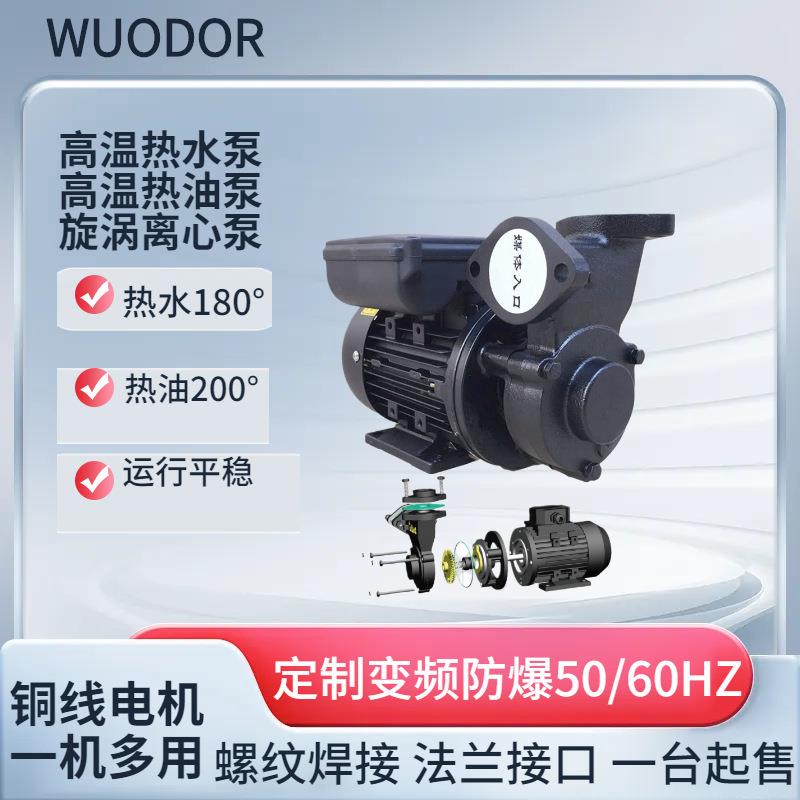 供应Aulank电动导热油泵WM-033S-200卧式高温热油循环泵0.25kw