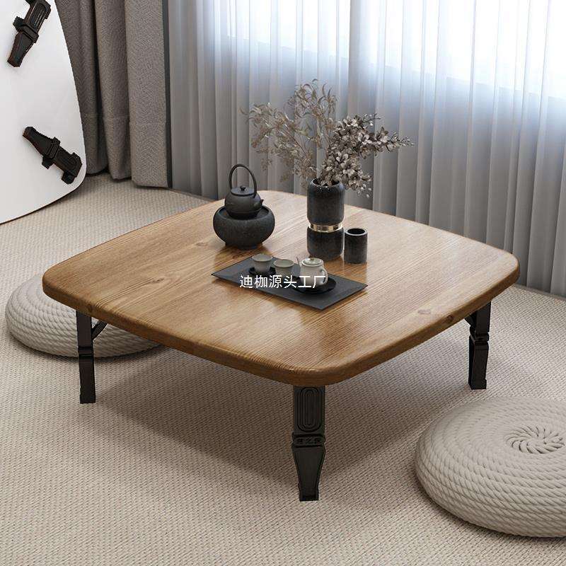 折叠桌餐桌家用炕桌地桌吃饭小桌子榻榻米床上折叠书桌电脑桌矮桌