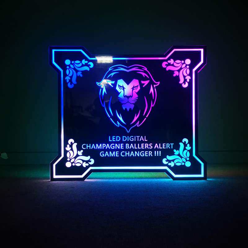 跨境LED屏幕发光手举牌七彩编程广告牌酒吧KTV显示器气氛助威道具