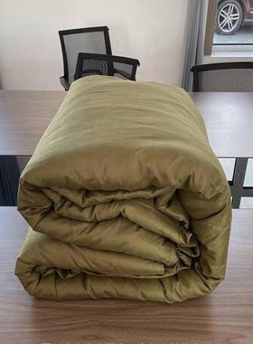 单人劳保抗寒加厚被≥150cmx210cm褥学生单位绿色民政救灾棉被