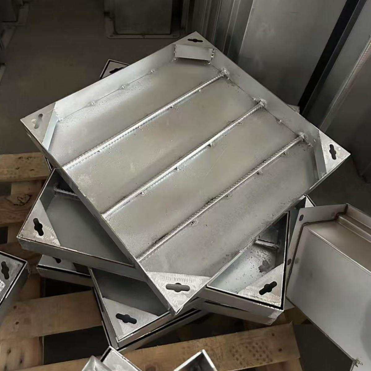 304不锈钢隐形井盖下水道铺砖装饰雨水井盖下沉式井盖方形窖井盖