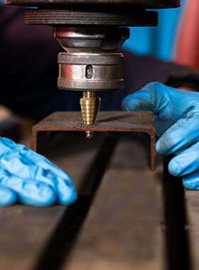 跨境镀钛款6pc英制铝盒宝塔钻阶梯钻高速钢钻头扩孔器套装