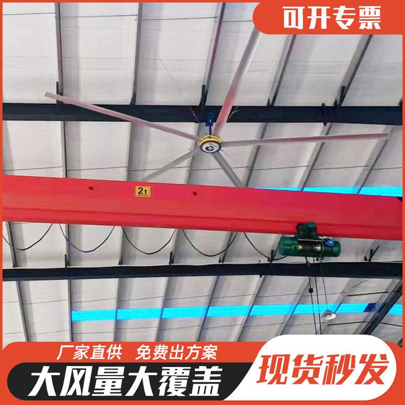 大功率永磁厂房工业吊扇大型7米车间大风力风扇工厂仓库用电扇