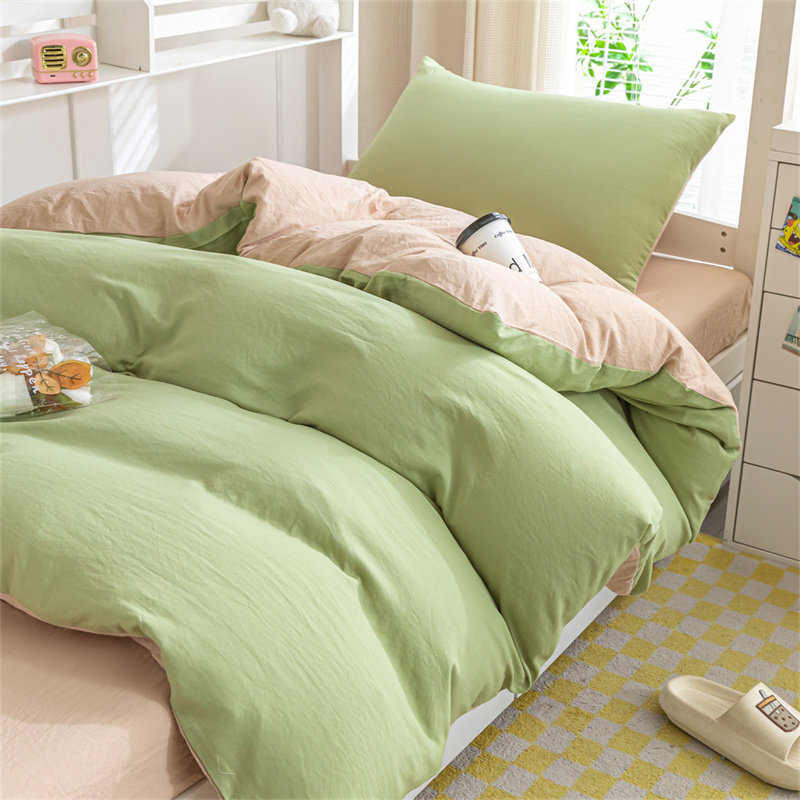 学生宿舍上下铺单人三件式水洗棉床单被罩枕套被套床上用品四件套,床上用品,学生床品套件,淘宝优惠券,粉丝福利购,淘宝优惠卷