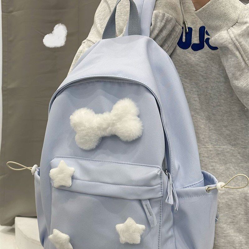 书包女生中学生高中生大学生简约百搭少女心少年感宝藏双肩背包女