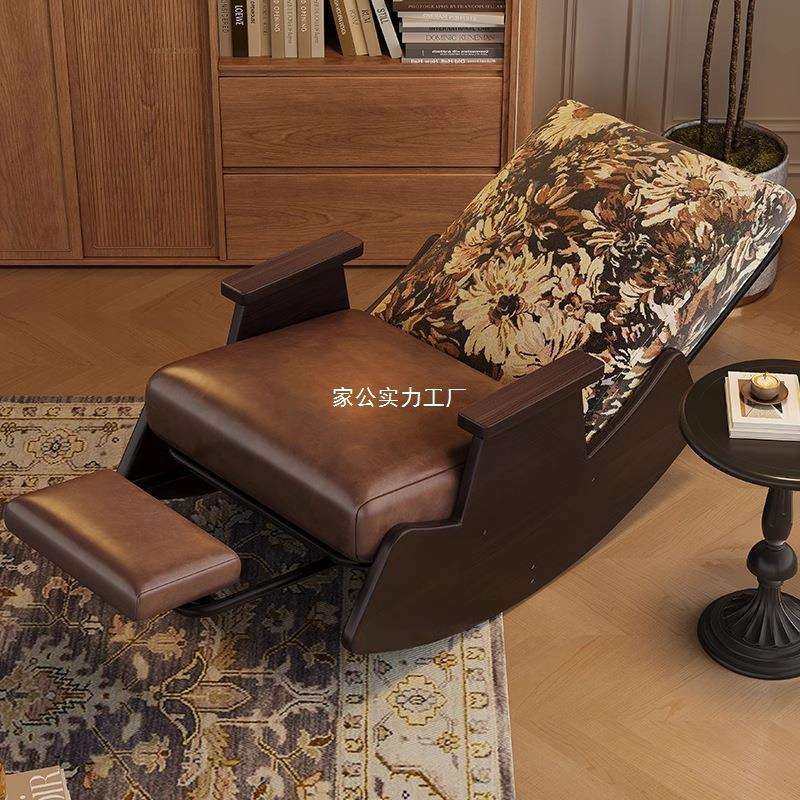 实木复古摇摇椅家用阳台中古风休闲椅客厅懒人沙发椅休闲躺椅摇椅,鲜花速递/花卉仿真/绿植园艺,割草机/草坪机,淘宝优惠券,粉丝福利购,淘宝优惠卷