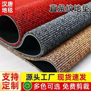 直条纹入户商用脚垫地毯地垫免水洗硬丝垫子加厚防滑垫全铺