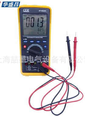 CEM华盛昌DT-9905/9908/9932FC接电脑数字万用表DC1000V多用表