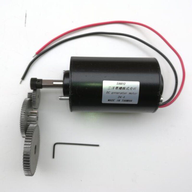 36W手摇发电机 直流小型发电机 12V-24V永磁直流电U机 两用 配齿