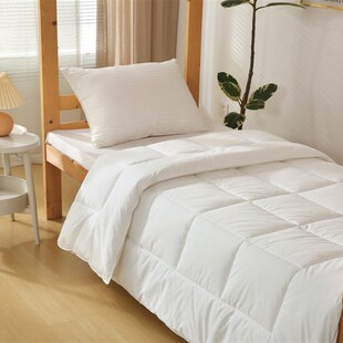 学生被子高端学生被芯整张棉仪征化纤透气易清洗