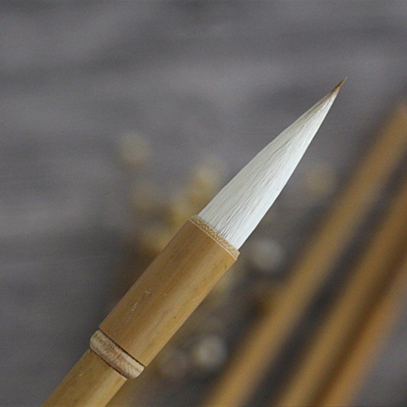 现货七狼三羊兼毫中楷加健官笔狼羊兼毫毛笔中楷欧楷颜楷对联用收